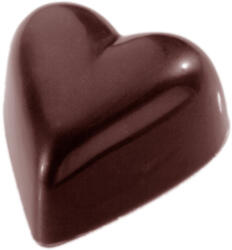 Chocolate World Matrita policarbonat Inima 24 Praline Ciocolata O 3.3 x H 1.5 cm, 11 g (CW1417)