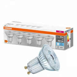 OSRAM 5PAK GU10 LED izzó 4.3W = 50W 350lm 4000K semleges 36° OSRAM alap (4058075626461)