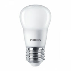 Philips E27 LED izzó 5W = 40W 470lm 2700K Warm BALL PHILIPS (8719514312623)