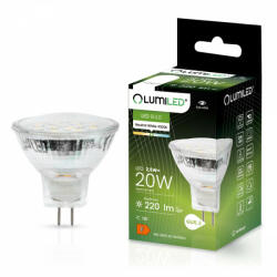 Lumileds LED izzó MR11 2.5W = 20W 220lm 4000K 230v Semleges 120° LUMILED (LEDZARMI021A)