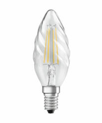 OSRAM E14 BW35 LED izzó 3.4W = 40W 470lm 4000K Semleges 300° CRI90 Izzószál OSRAM SUPERSTAR+ szabályozható (4058075602854)