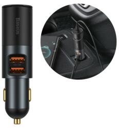 Baseus 12V BASEUS, 120W, 2xUSB-A + извод за запалка, Cigarette Lighter Expansion, CCBT-D0G