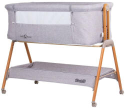 Chipolino Patut Co-Sleeper Chipolino Sweet Dreams grey wood (KOSSD0231GY) - kidiko