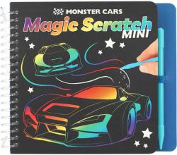Depesche Carte Mini Magic Scratch Monster Cars Depesche PT12116 (B370781) Carte de colorat
