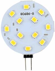 Life Light Led Led G4 2, 6W, 300 lumen, G4 izzó helyett, d=27, 5 mm, meleg fehér fény! Nem vibrál a fénye! Life Light Led 2 év garancia! (LLG4L27MM2700K)