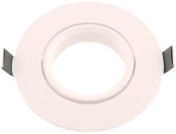 Life Light Led Beépíthető spot lámpatest billenős, kör, fehér, faerezetes, hátulról tölthető! Life Light led 1 év garancia! (LLKERETMHTKORW)