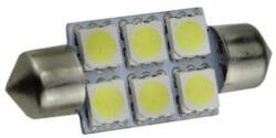 Life Light Led Autós led Sofita rendszám világítás, 6 led, 36 mm, 100 Lumen, 5050 chip, 1, 5W, hideg fehér. Life Light Led 2 év garancia! (LLASOFITA6L36MMCW)