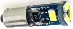 Autós Led BA9S Canbus helyzetjelző, index világítás, Samsung chip, 5 Led, 70 Lumen, 1, 5W, sárga. Már csak a Lehel utcai üzletben! (LLABA9SIHSCAN5LSY)