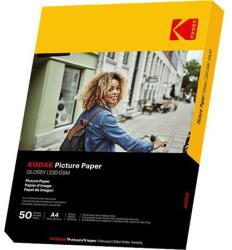 Kodak Fotópapír, tintasugaras, A4, 230 g, fényes, KODAK Fine Art (LKO9891267) - papirdepo