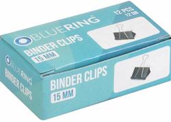 BlueRing Binderkapocs 15mm, 12 db/doboz, Bluering® (BINDERK15MM) - pepita - 236 Ft
