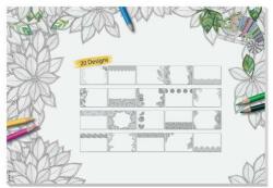 Sigel Könyökalátét, 595x410 mm, felnőtt színezővel, SIGEL