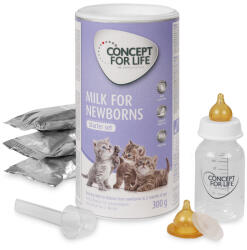 Concept for Life 2x300g Concept for Life Milk for Newborns - kezdő szett újszülött kiscicáknak (6 tasak à 100 g)