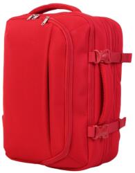 Bontour piros, három részes, bővíthető, kézipoggyász méretű utazó hátizsák BO2117 - taskaweb