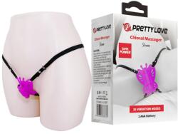 Pretty Love Stimulator Clitoris Pretty Love Sloane, 10 Moduri Vibratii, Silicon, Mov Vibrator