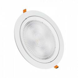 V-TAC LED panel , mélysugárzó , 30W , süllyesztett , kerek , meleg fehér , 5 év garancia (21845)
