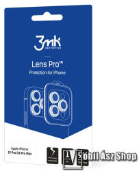 3mk Protection SAMSUNG Galaxy A25 5G (SM-A256), 3MK LENS PRO kameravédő üvegfólia, 1db, 9H, FEKETE