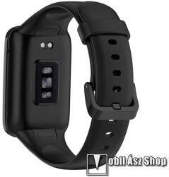 Okosóra szíj - szilikon, állítható - FEKETE - Xiaomi Mi Band 7 Pro