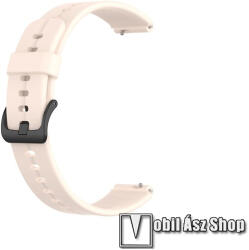 Okosóra szíj - RÓZSASZÍN - szilikon, állítható méret, 16mm széles - HUAWEI TalkBand B3 / B6 / B7 / Watch Fit mini