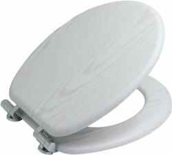 Erga Erga, WC WC ülőke MDF-ből, lassan záródó, fehér, ERG-08222 (ERG-08222)