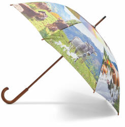 Happy Rain Esernyő Happy Rain Long Manuell 74140 Holzstock Alpenkuh 00
