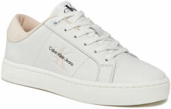 Calvin Klein Sneakers Calvin Klein Jeans Classic Cupsole Lowlaceup Lth Wn YW0YW01444 Bright White/Peach Blush 01U