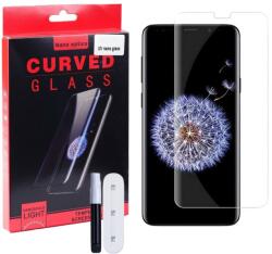 Samsung Galaxy S9 Plus üvegfólia, tempered glass, előlapi, UV, edzett, hajlított