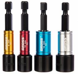 GROSS 66mm 4db Professional mágneses dugókulcs fej szett önmetsző csavarokhoz (11627) - kellegyszerszam