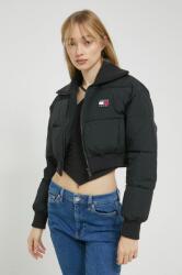 Tommy Jeans rövid kabát női, fekete, téli - fekete L - answear - 57 990 Ft
