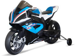 Hollicy Motocicleta electrica cu licenta BMW HP4 Premium, pentru copil 3-9 ani, culoare Albastra