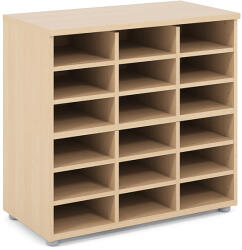 LENZA Praktik alacsony szekrény 80 x 40 x 76, 5 cm, juhar - rauman - 111 990 Ft