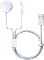 DEVIA EA199 Smart 2in1 Magnetic Wireless Apple iWatch Töltő - Fehér