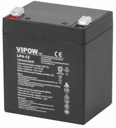 VIPOW Acumulator gel plumb 12V, 4 Ah, fara intretinere, 90x70x102 mm (BAT0210)