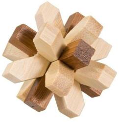 Fridolin Joc logic IQ din lemn bambus in cutie metalica Crystal (Fr_17321)