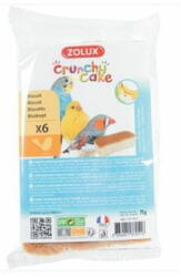 ZOLUX Keksz madár CRUNCHY CAKE APPLE BANANA 6db 75g Zolux