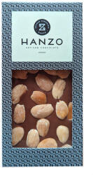 HANZO Kézműves Tejes csokoládé mandulával 125g