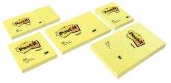 POST-IT Öntapadós jegyzet 3M Post-it 76x76mm sárga 12x100 lap (LP654S)