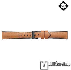 Samsung BRALOBA TRAVELLER valódi bőr okosóra szíj - BARNA - 22mm széles, állítható méret - HUAWEI Watch GT 3 46mm / GT 3 Pro 46mm / Watch 3 46mm / Watch 3 Pro 48mm / SAMSUNG Watch3 45mm / Xiaomi Watch S2 / Am