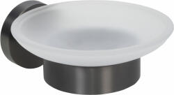 BISK Erga Skala, fali szappantartó, grafit, ERG-08392 (ERG-08392)