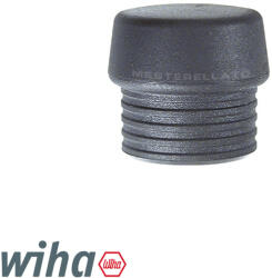 Wiha 26423 cserélhető ütőfej, fekete 40 mm - közepesen puha gumi (26423)