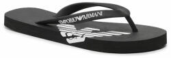 Giorgio Armani Flip flop Emporio Armani XVQS06 XN746 00002 Black/White Bărbați