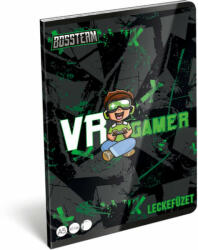 Lizzy Card Bossteam VR Gamer tűzött füzet A/5, 40 lap lecke