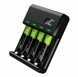 GreenCell Green Cell GC VitalCharger és 4 x AAA akkumulátor HR03 800mAh (GC-36121) - smartgo