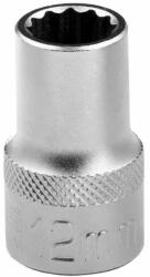 STELS 12mm 1/2 dugókulcs fej biHexagonal CrV (13655) - jooszerszam