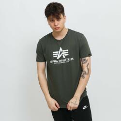 Alpha Industries Basic T-Shirt S | Férfi | Pólók | Zöld | 100501-142