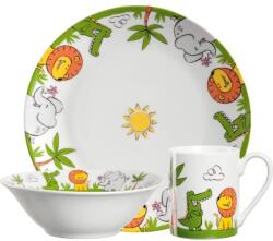 Gastro Set de masă pentru copii crocodil/elefant/leu