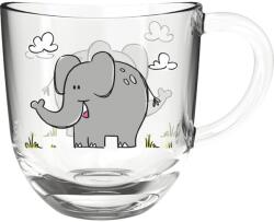Leonardo Pahar pentru copii cu mâner 280 ml, elefant Pahar