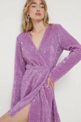 Stine Goya ruha lila, mini, egyenes - lila M - answear - 56 990 Ft