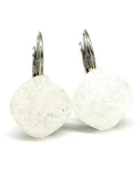 PÁRNA NAGY PÁRNA kapcsos fülbevaló - 12 mm (crystal ice) (2023120907)