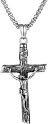 BeSpecial Colier inox crucifix 55 cm (CLR416)