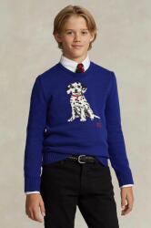 Ralph Lauren gyerek pamut pulóver könnyű - kék 134